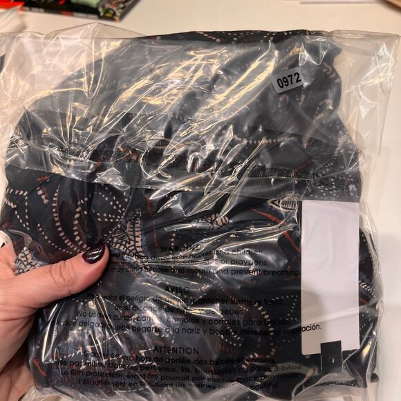 NWT ASTR Halter Neck Black Printed Wide Leg Jumpsuit Sz Small - Picture 10 of 10